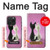 S1832 Love Cat Hülle Schutzhülle Taschen für iPhone 15 Pro