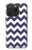 S2345 Navy Blue Shavron Zig Zag Pattern Hülle Schutzhülle Taschen für iPhone 15 Pro