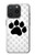 S2355 Paw Foot Print Hülle Schutzhülle Taschen für iPhone 15 Pro