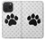 S2355 Paw Foot Print Hülle Schutzhülle Taschen für iPhone 15 Pro