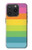 S2363 Rainbow Pattern Hülle Schutzhülle Taschen für iPhone 15 Pro