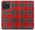 S2374 Tartan Red Pattern Hülle Schutzhülle Taschen für iPhone 15 Pro