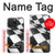 S2408 Checkered Winner Flag Hülle Schutzhülle Taschen für iPhone 15 Pro