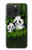 S2441 Panda Family Bamboo Forest Hülle Schutzhülle Taschen für iPhone 15 Pro
