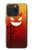 S2454 Red Cute Little Devil Cartoon Hülle Schutzhülle Taschen für iPhone 15 Pro