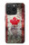 S2490 Canada Maple Leaf Flag Texture Hülle Schutzhülle Taschen für iPhone 15 Pro