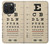 S2502 Eye Exam Chart Decorative Decoupage Poster Hülle Schutzhülle Taschen für iPhone 15 Pro