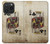 S2528 Poker King Card Hülle Schutzhülle Taschen für iPhone 15 Pro
