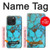 S2685 Aqua Turquoise Gemstone Graphic Printed Hülle Schutzhülle Taschen für iPhone 15 Pro