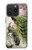 S2773 Peacock Chinese Brush Painting Hülle Schutzhülle Taschen für iPhone 15 Pro