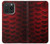 S2879 Red Arowana Fish Scale Hülle Schutzhülle Taschen für iPhone 15 Pro