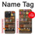 S3154 Bookshelf Hülle Schutzhülle Taschen für iPhone 15 Pro