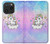 S3256 Cute Unicorn Cartoon Hülle Schutzhülle Taschen für iPhone 15 Pro