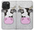 S3257 Cow Cartoon Hülle Schutzhülle Taschen für iPhone 15 Pro