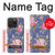 S3265 Vintage Flower Pattern Hülle Schutzhülle Taschen für iPhone 15 Pro