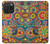 S3272 Colorful Pattern Hülle Schutzhülle Taschen für iPhone 15 Pro