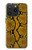 S3365 Yellow Python Skin Graphic Print Hülle Schutzhülle Taschen für iPhone 15 Pro
