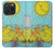 S3435 Tarot Card Moon Hülle Schutzhülle Taschen für iPhone 15 Pro
