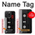 S3516 Vintage Cassette Tape Hülle Schutzhülle Taschen für iPhone 15 Pro