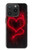 S3682 Devil Heart Hülle Schutzhülle Taschen für iPhone 15 Pro
