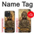 S0344 Buddha Rock Carving Hülle Schutzhülle Taschen für iPhone 15 Pro Max