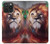 S0691 Leo Paint Hülle Schutzhülle Taschen für iPhone 15 Pro Max