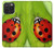 S0892 Ladybug Hülle Schutzhülle Taschen für iPhone 15 Pro Max