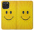 S1146 Yellow Sun Smile Hülle Schutzhülle Taschen für iPhone 15 Pro Max