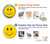 S1146 Yellow Sun Smile Hülle Schutzhülle Taschen für iPhone 15 Pro Max
