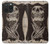 S1676 Skull Rose Hülle Schutzhülle Taschen für iPhone 15 Pro Max