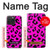 S1850 Pink Leopard Pattern Hülle Schutzhülle Taschen für iPhone 15 Pro Max