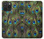 S1965 Peacock Feather Hülle Schutzhülle Taschen für iPhone 15 Pro Max