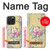 S2229 Vintage Flowers Hülle Schutzhülle Taschen für iPhone 15 Pro Max