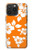 S2245 Hawaiian Hibiscus Orange Pattern Hülle Schutzhülle Taschen für iPhone 15 Pro Max