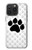 S2355 Paw Foot Print Hülle Schutzhülle Taschen für iPhone 15 Pro Max