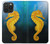 S2444 Seahorse Underwater World Hülle Schutzhülle Taschen für iPhone 15 Pro Max