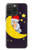 S2849 Cute Sleepy Owl Moon Night Hülle Schutzhülle Taschen für iPhone 15 Pro Max