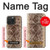 S2875 Rattle Snake Skin Graphic Printed Hülle Schutzhülle Taschen für iPhone 15 Pro Max