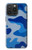 S2958 Army Blue Camo Camouflage Hülle Schutzhülle Taschen für iPhone 15 Pro Max