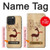 S3081 Wooden Raindeer Graphic Printed Hülle Schutzhülle Taschen für iPhone 15 Pro Max