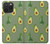 S3285 Avocado Fruit Pattern Hülle Schutzhülle Taschen für iPhone 15 Pro Max
