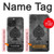 S3446 Black Ace Spade Hülle Schutzhülle Taschen für iPhone 15 Pro Max