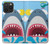 S3947 Shark Helicopter Cartoon Hülle Schutzhülle Taschen für iPhone 15 Pro Max