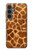 S0422 Giraffe Skin Hülle Schutzhülle Taschen für Samsung Galaxy S23 FE