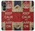 S0674 Keep Calm and Carry On Hülle Schutzhülle Taschen für Samsung Galaxy S23 FE