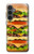 S0790 Hamburger Hülle Schutzhülle Taschen für Samsung Galaxy S23 FE