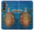 S1249 Blue Sea Turtle Hülle Schutzhülle Taschen für Samsung Galaxy S23 FE