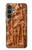 S1307 Fish Wood Carving Graphic Printed Hülle Schutzhülle Taschen für Samsung Galaxy S23 FE