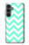 S1723 Mint Chevron Zigzag Hülle Schutzhülle Taschen für Samsung Galaxy S23 FE
