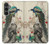 S2086 Peacock Painting Hülle Schutzhülle Taschen für Samsung Galaxy S23 FE